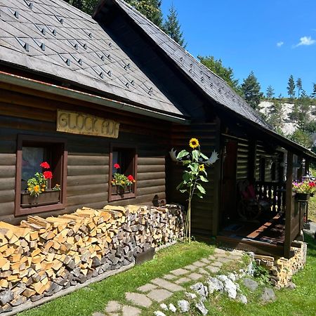 Waldhuette Glueck Auf Villa Notsch bei Bleiberg Buitenkant foto